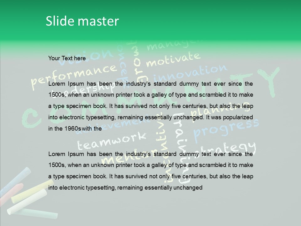Management Ideas Lead PowerPoint Template