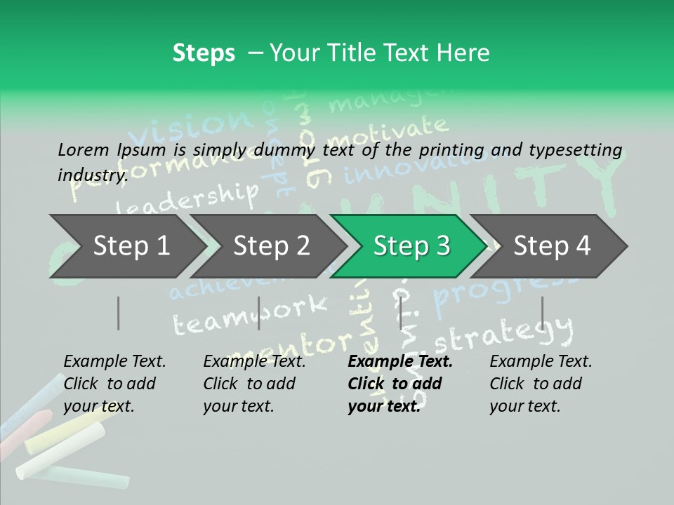 Management Ideas Lead PowerPoint Template