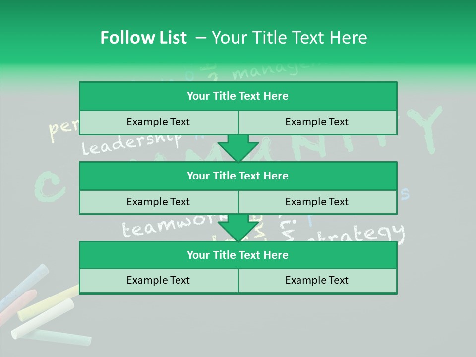 Management Ideas Lead PowerPoint Template