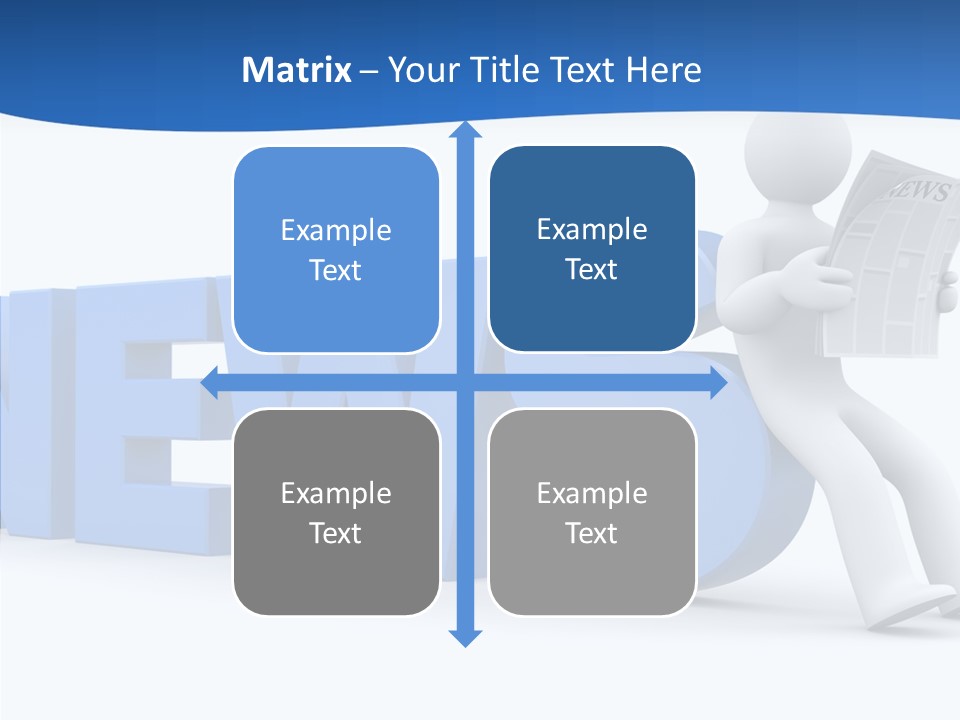 Manager Headline Article PowerPoint Template