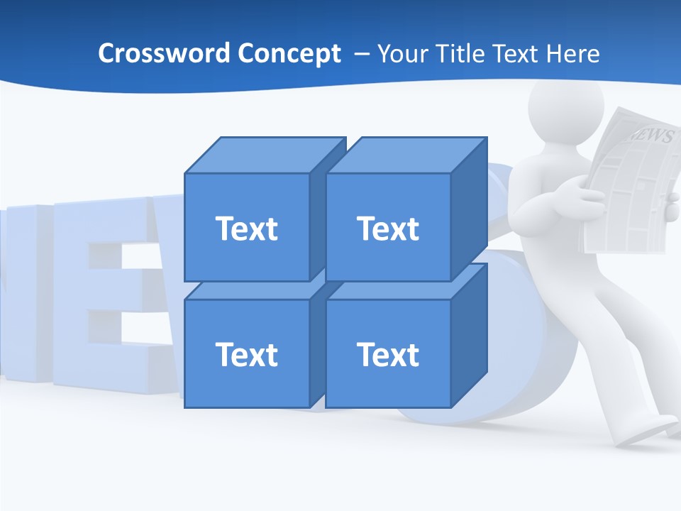 Manager Headline Article PowerPoint Template