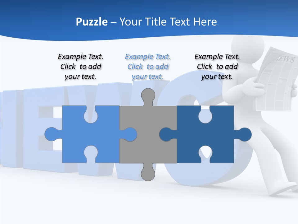 Manager Headline Article PowerPoint Template