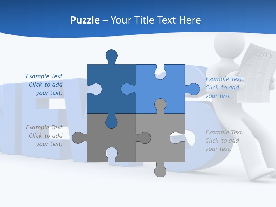 Manager Headline Article PowerPoint Template