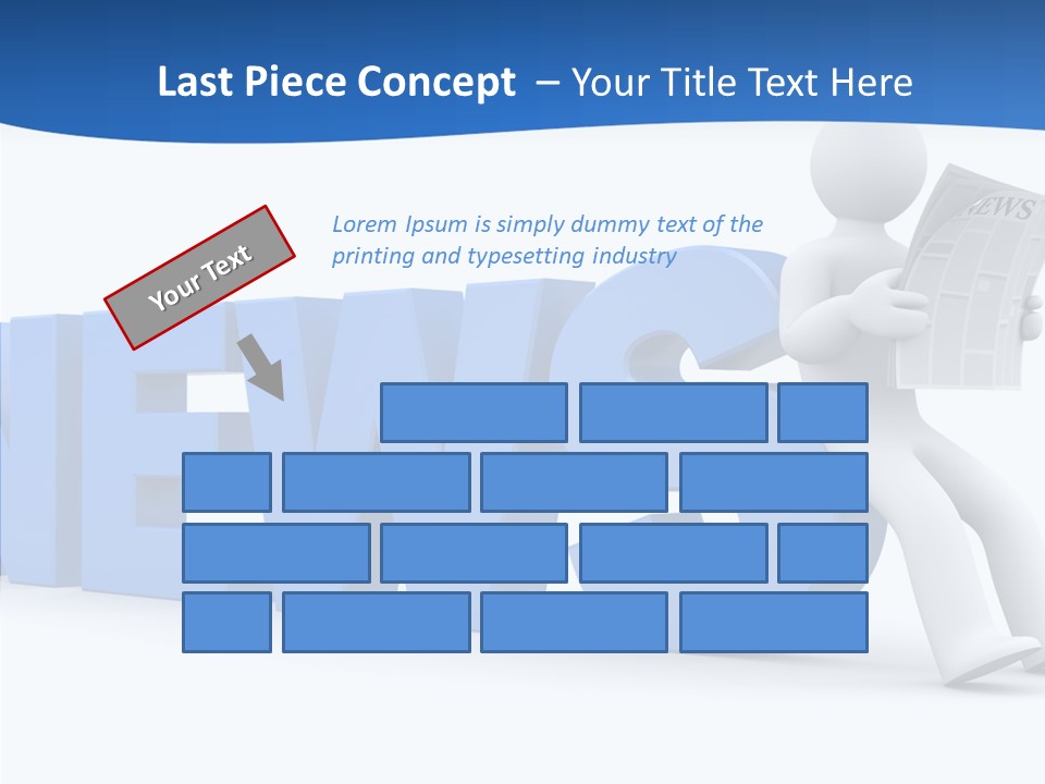 Manager Headline Article PowerPoint Template