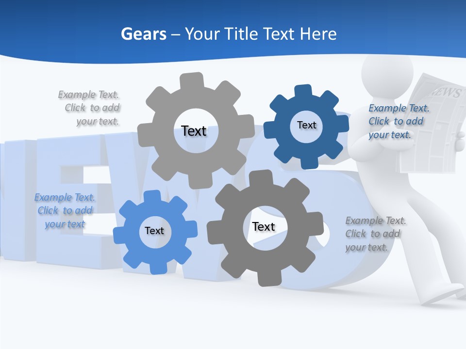 Manager Headline Article PowerPoint Template