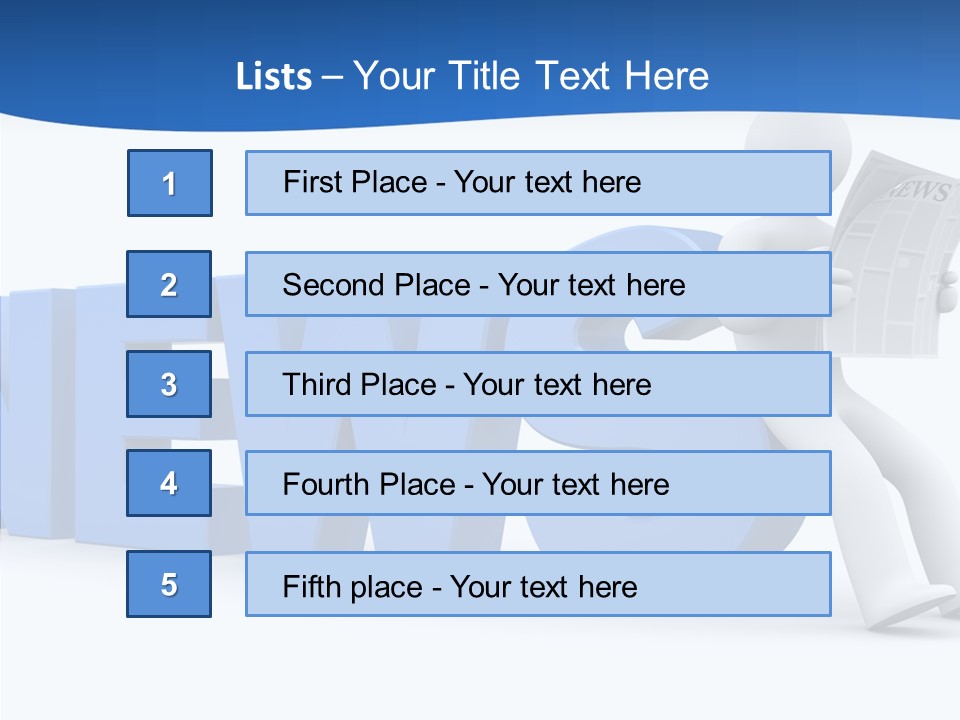 Manager Headline Article PowerPoint Template