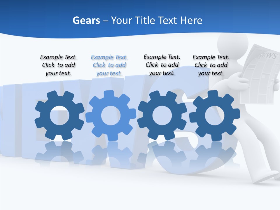 Manager Headline Article PowerPoint Template