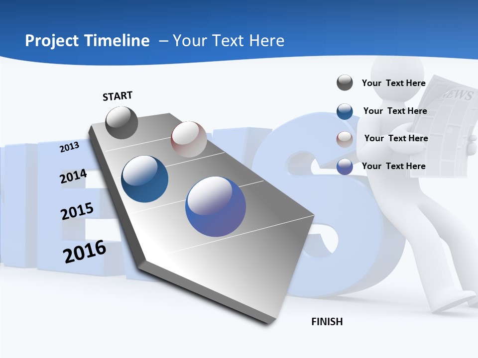 Manager Headline Article PowerPoint Template
