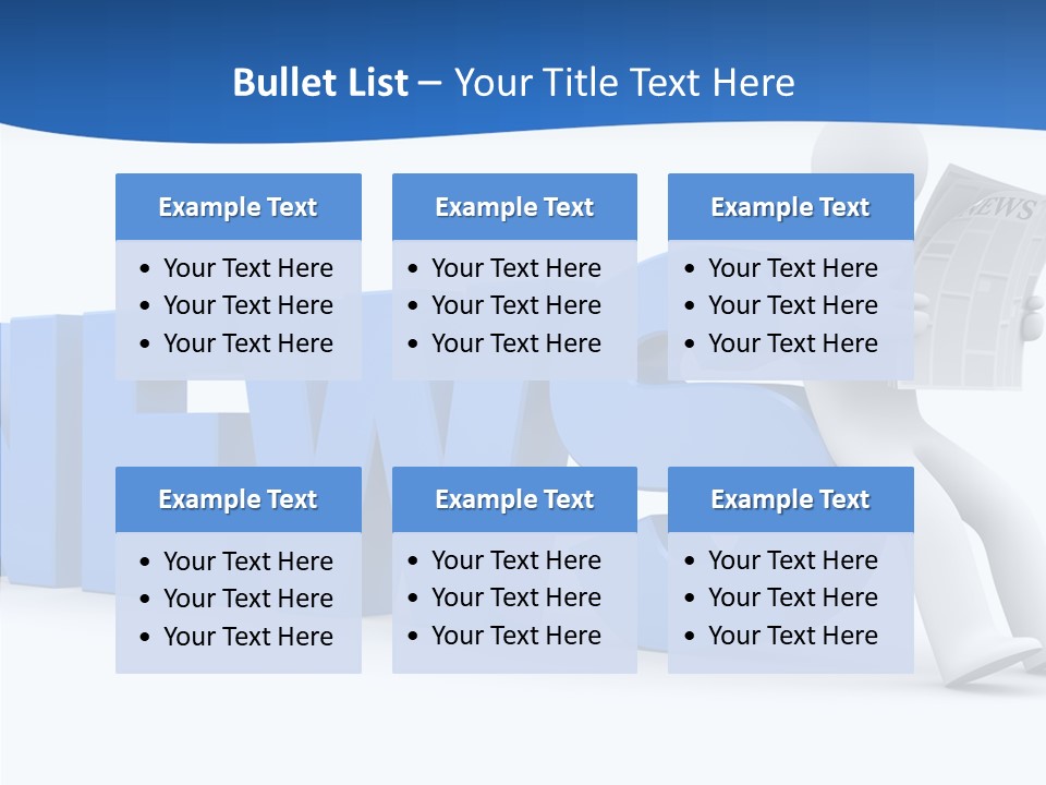 Manager Headline Article PowerPoint Template