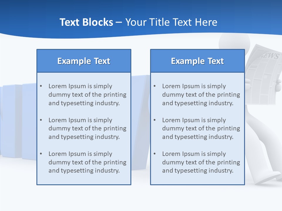 Manager Headline Article PowerPoint Template