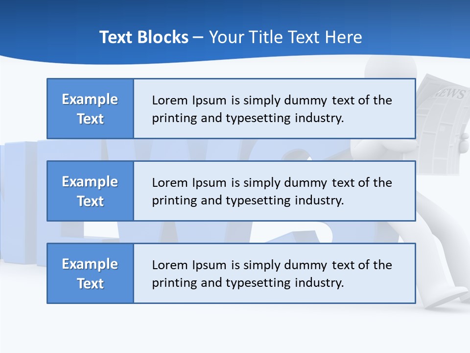 Manager Headline Article PowerPoint Template
