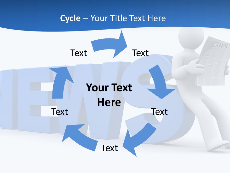 Manager Headline Article PowerPoint Template
