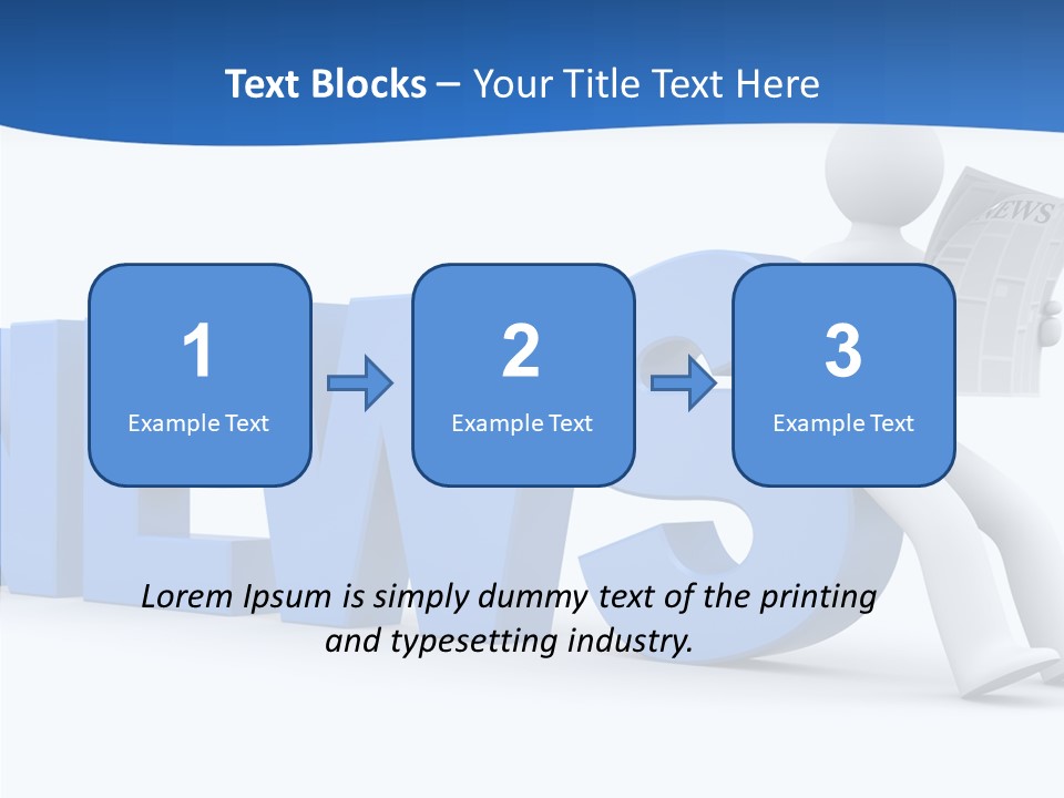 Manager Headline Article PowerPoint Template