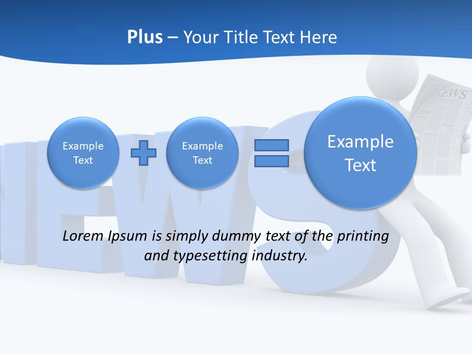 Manager Headline Article PowerPoint Template