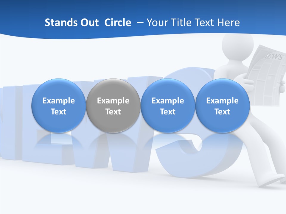 Manager Headline Article PowerPoint Template