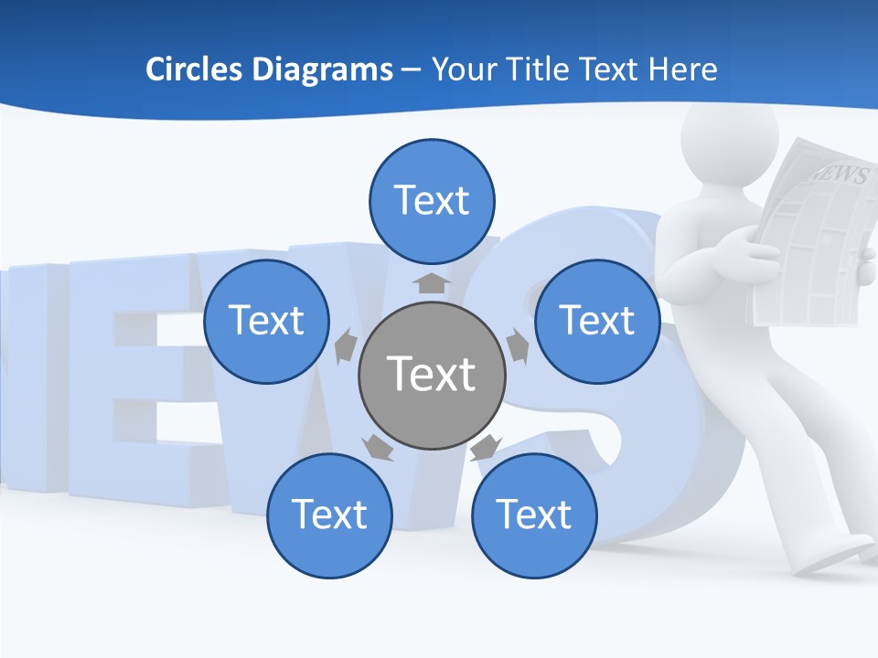 Manager Headline Article PowerPoint Template