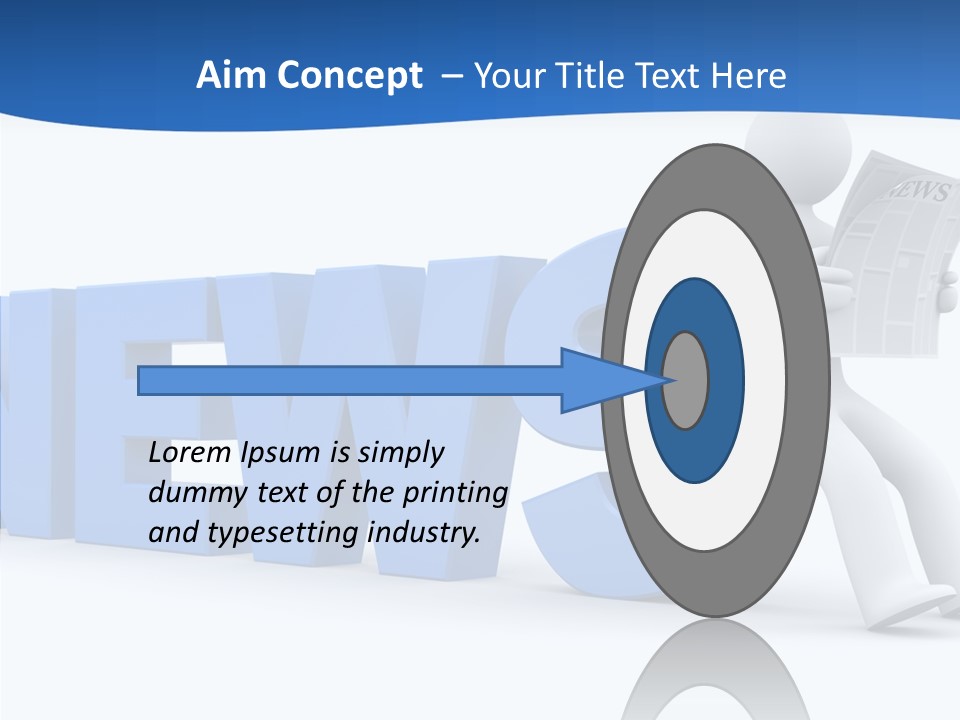 Manager Headline Article PowerPoint Template