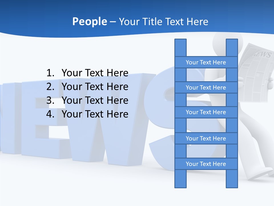Manager Headline Article PowerPoint Template