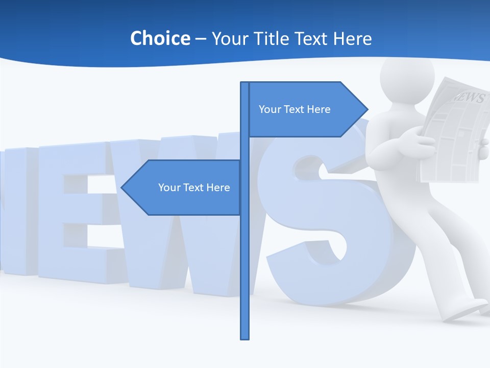 Manager Headline Article PowerPoint Template