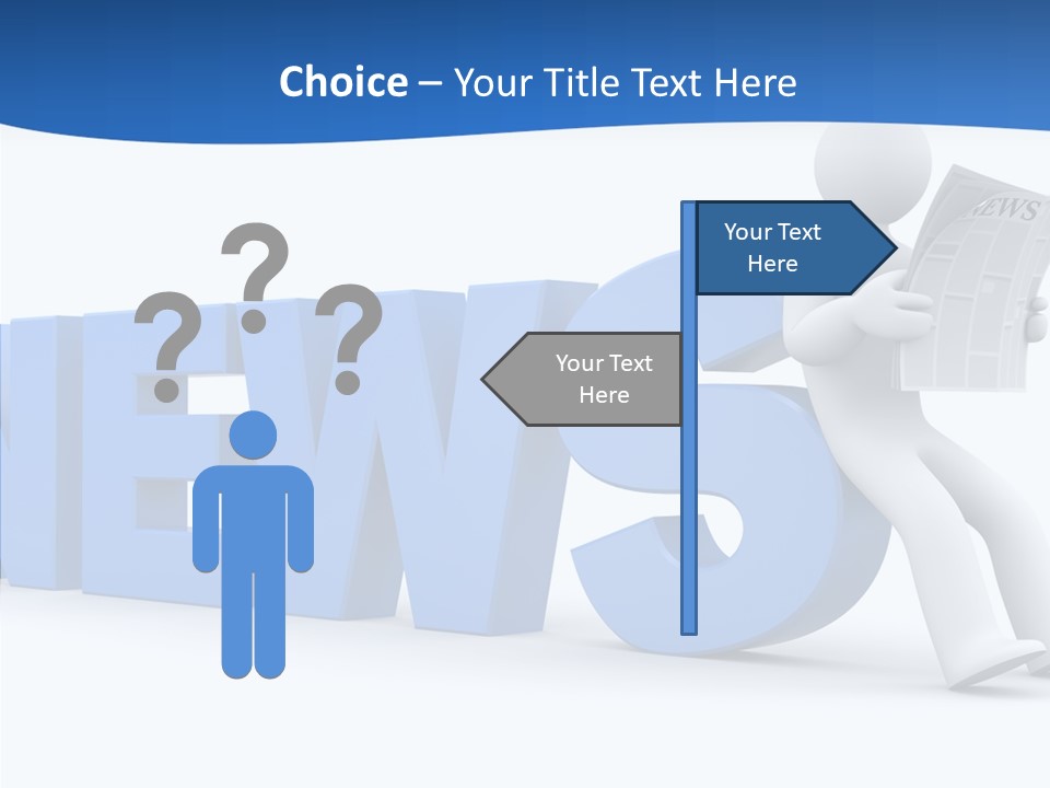 Manager Headline Article PowerPoint Template