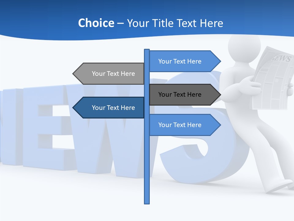 Manager Headline Article PowerPoint Template