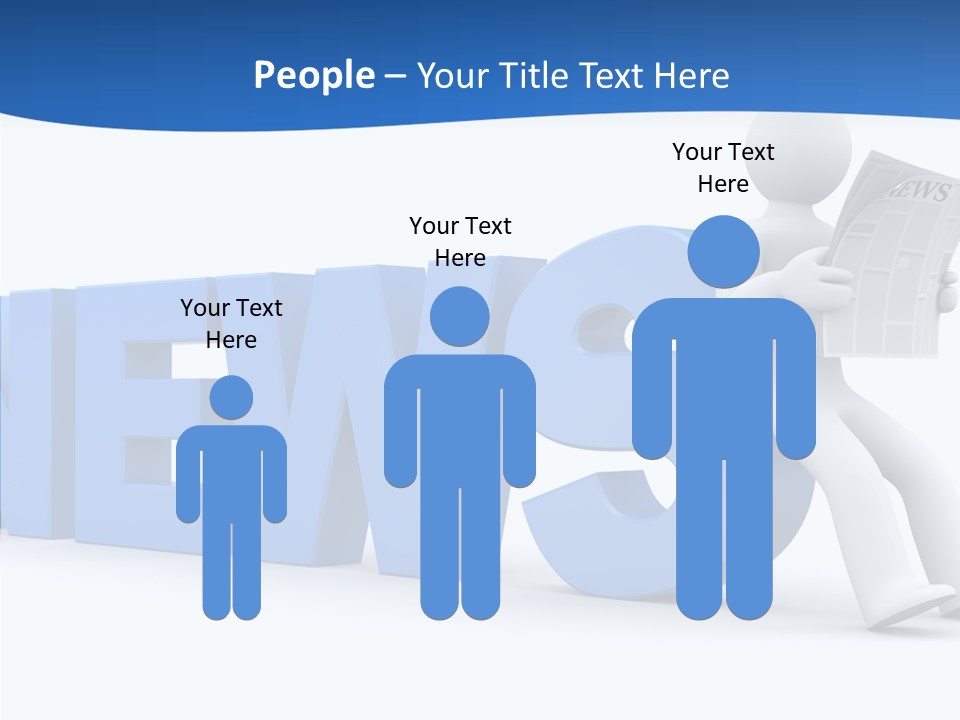 Manager Headline Article PowerPoint Template