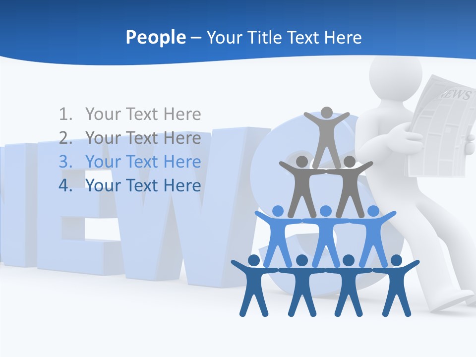 Manager Headline Article PowerPoint Template