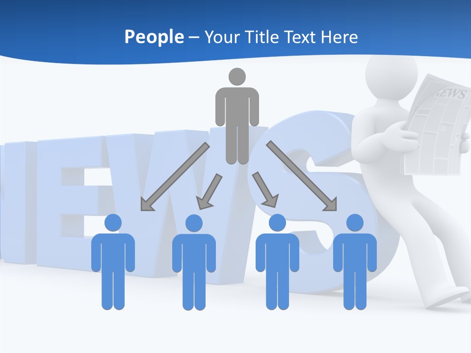 Manager Headline Article PowerPoint Template