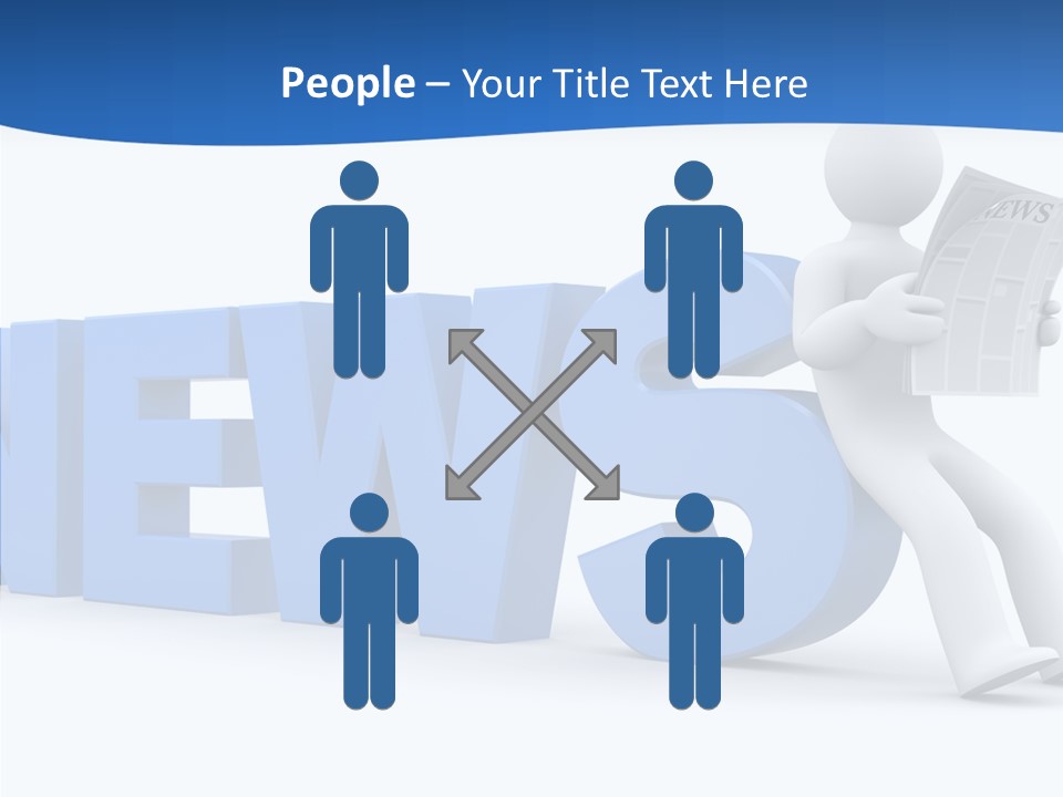 Manager Headline Article PowerPoint Template