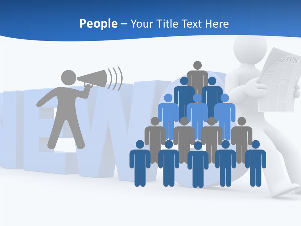 Manager Headline Article PowerPoint Template