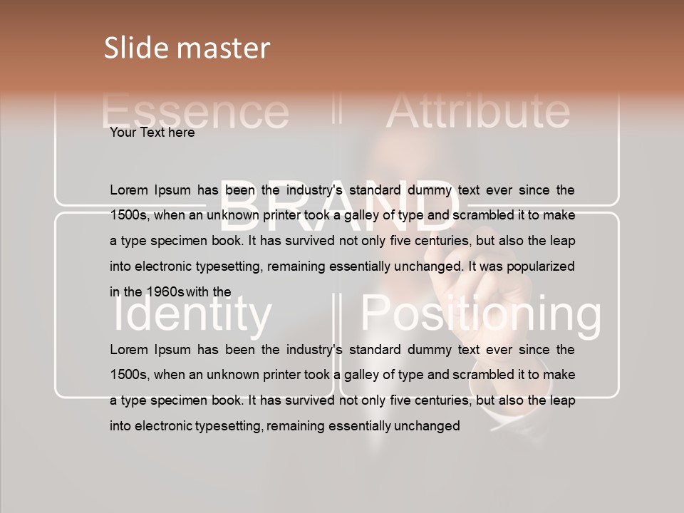 Education Pen Word PowerPoint Template