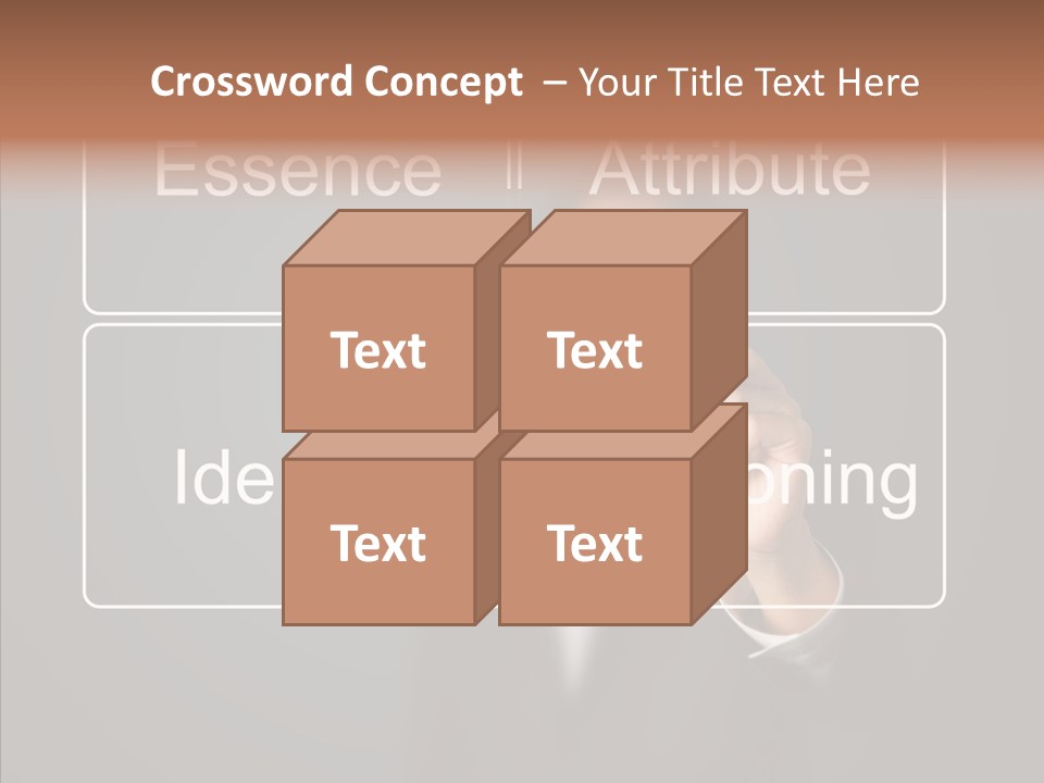 Education Pen Word PowerPoint Template