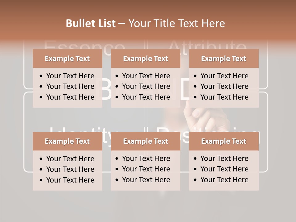 Education Pen Word PowerPoint Template