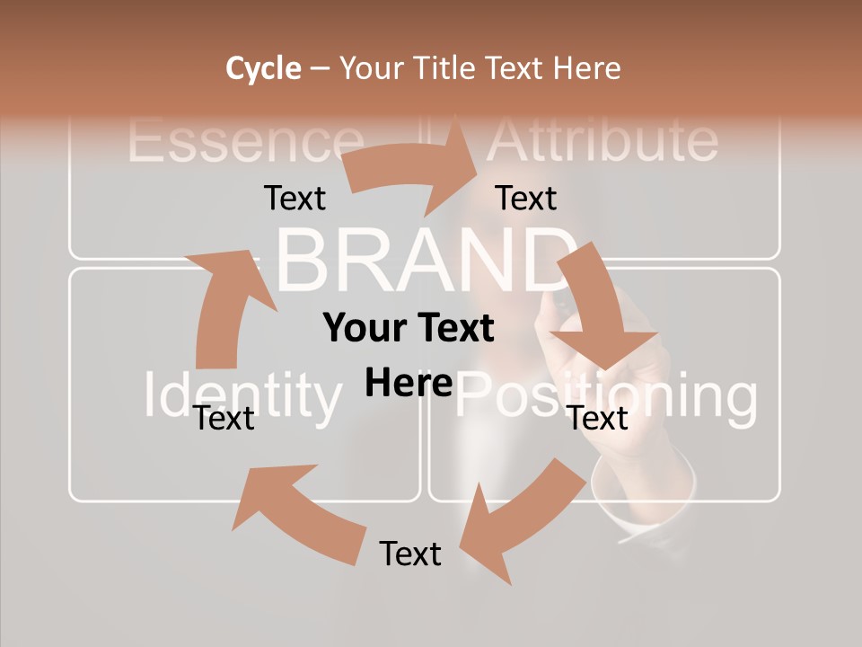 Education Pen Word PowerPoint Template