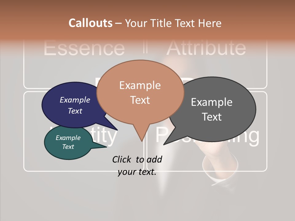Education Pen Word PowerPoint Template