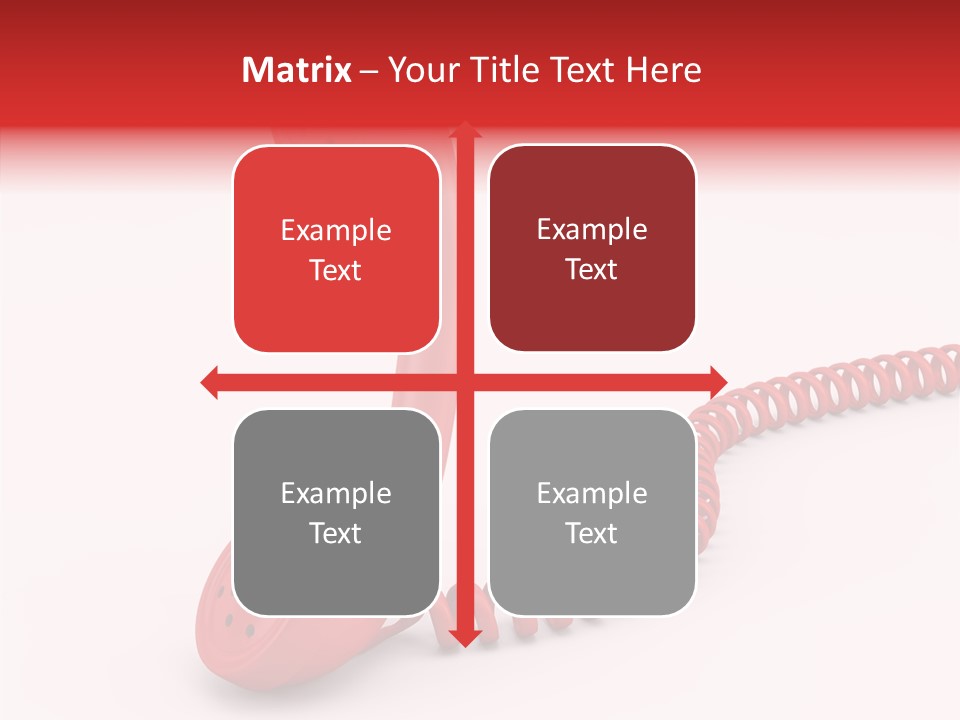 Line Business Spiral PowerPoint Template