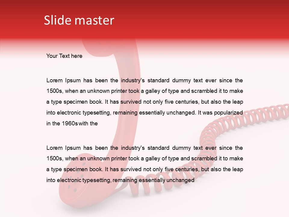 Line Business Spiral PowerPoint Template