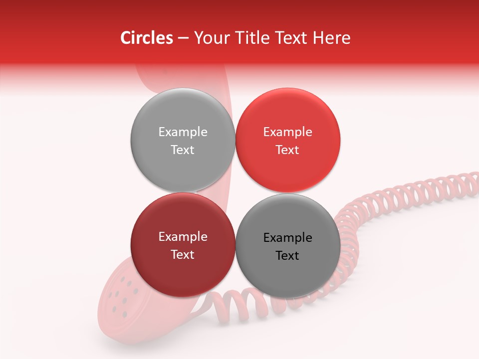 Line Business Spiral PowerPoint Template