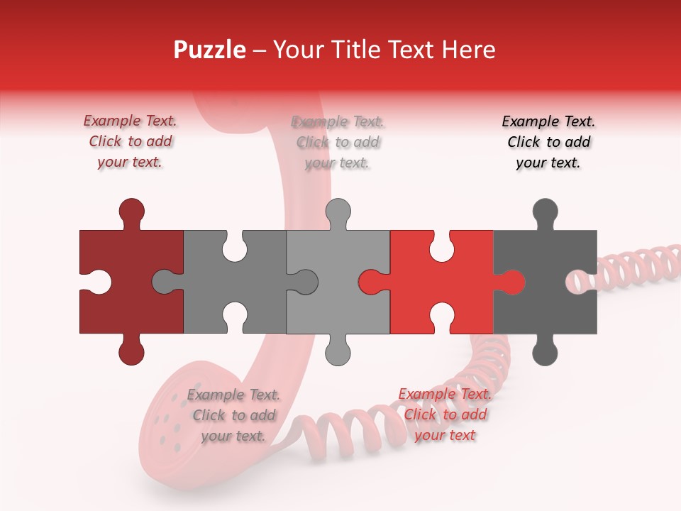 Line Business Spiral PowerPoint Template