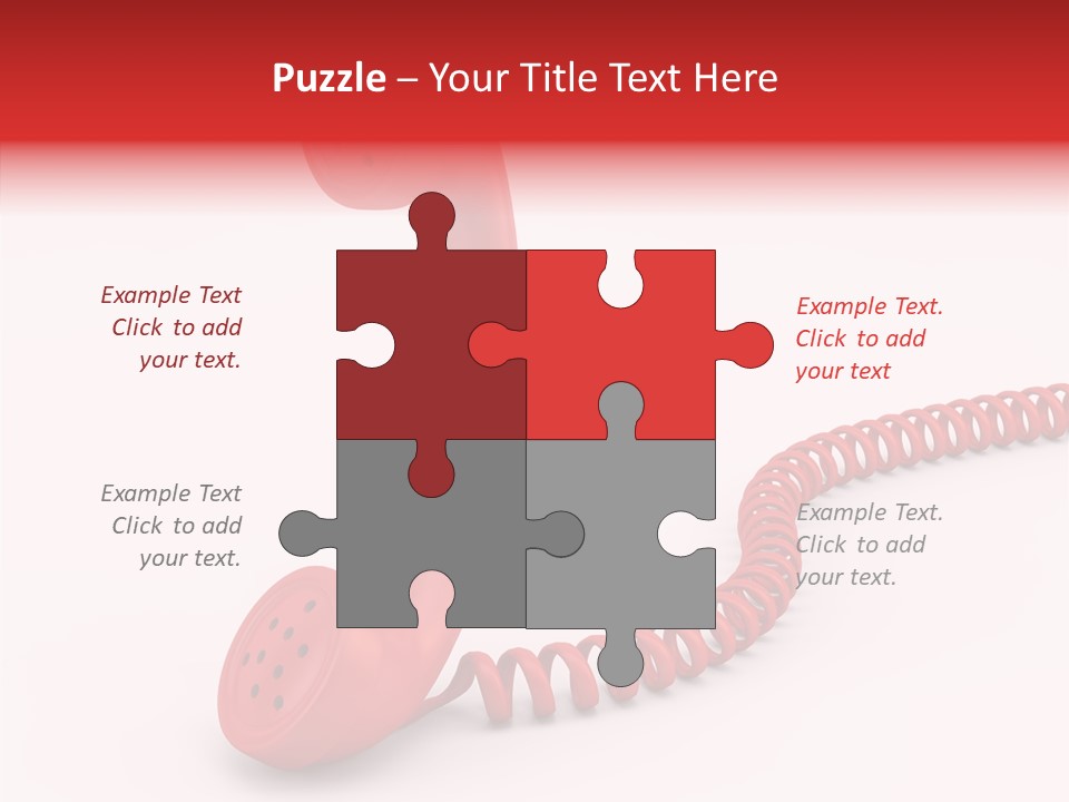 Line Business Spiral PowerPoint Template