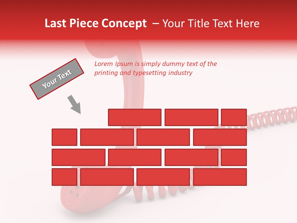 Line Business Spiral PowerPoint Template