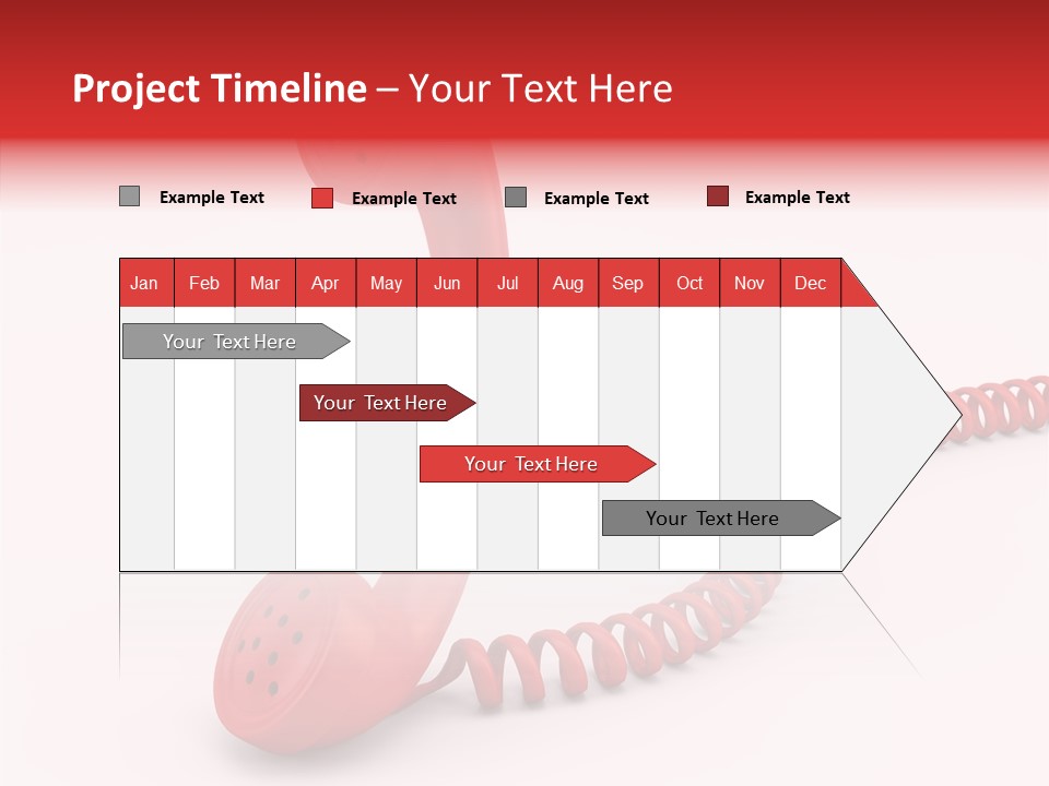 Line Business Spiral PowerPoint Template