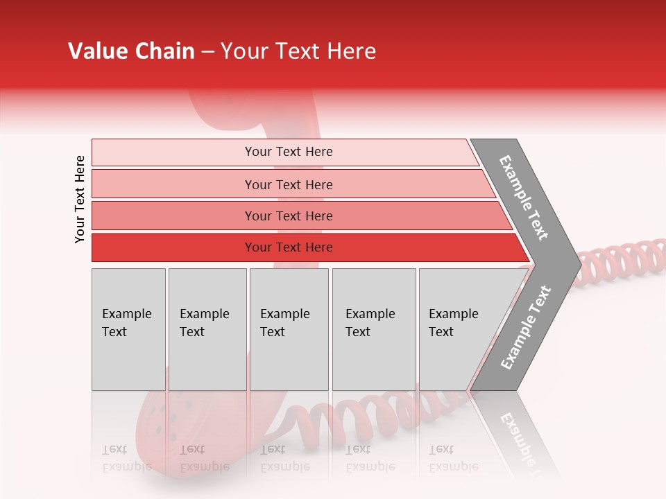 Line Business Spiral PowerPoint Template