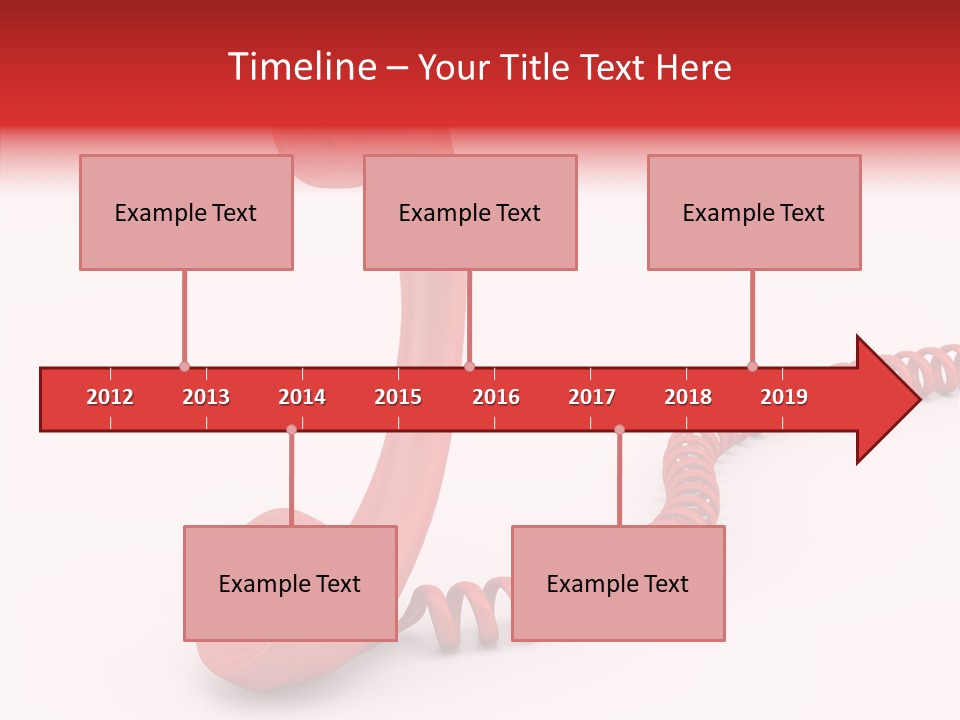 Line Business Spiral PowerPoint Template