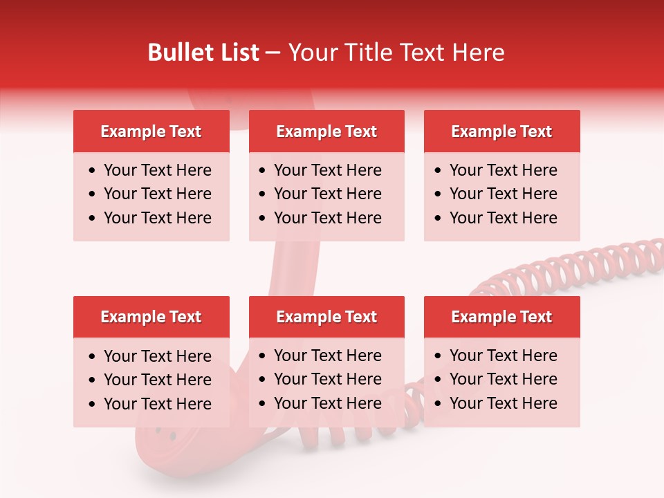 Line Business Spiral PowerPoint Template