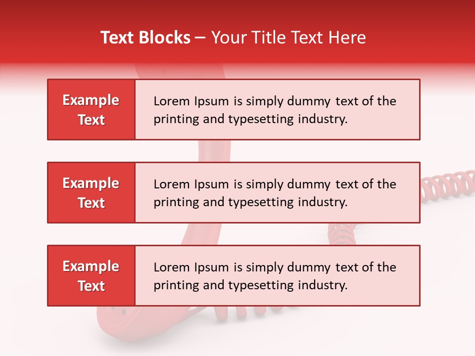 Line Business Spiral PowerPoint Template
