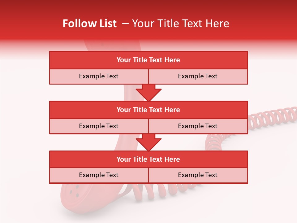 Line Business Spiral PowerPoint Template