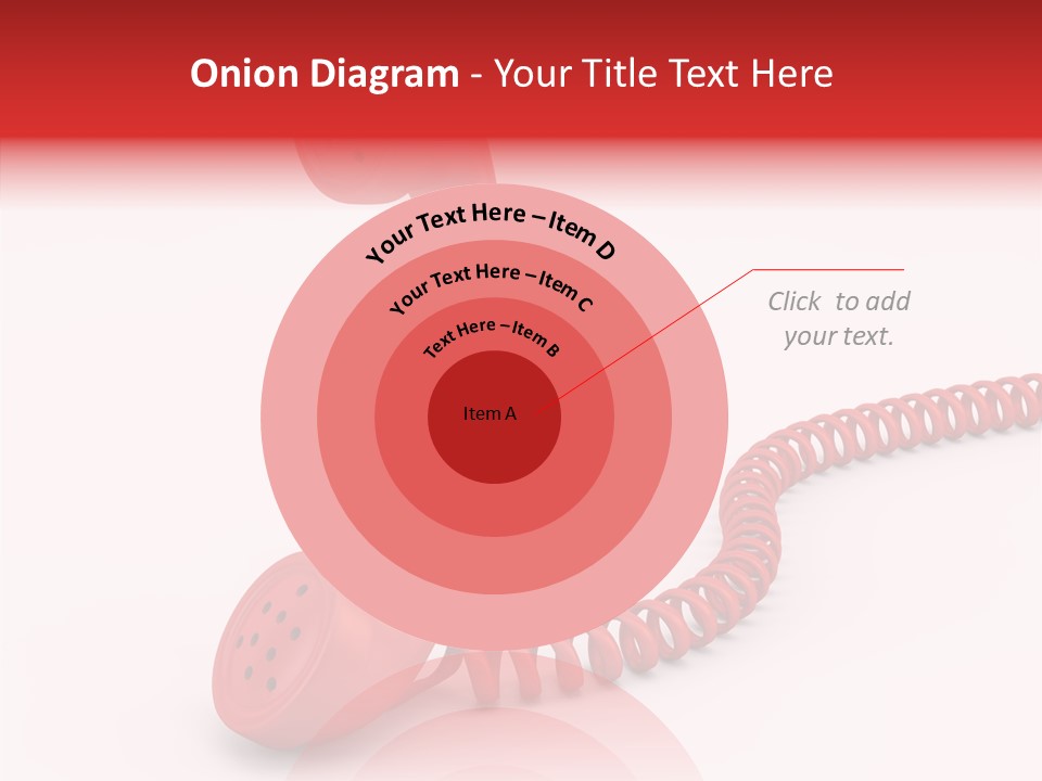 Line Business Spiral PowerPoint Template