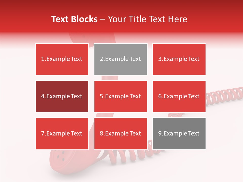 Line Business Spiral PowerPoint Template