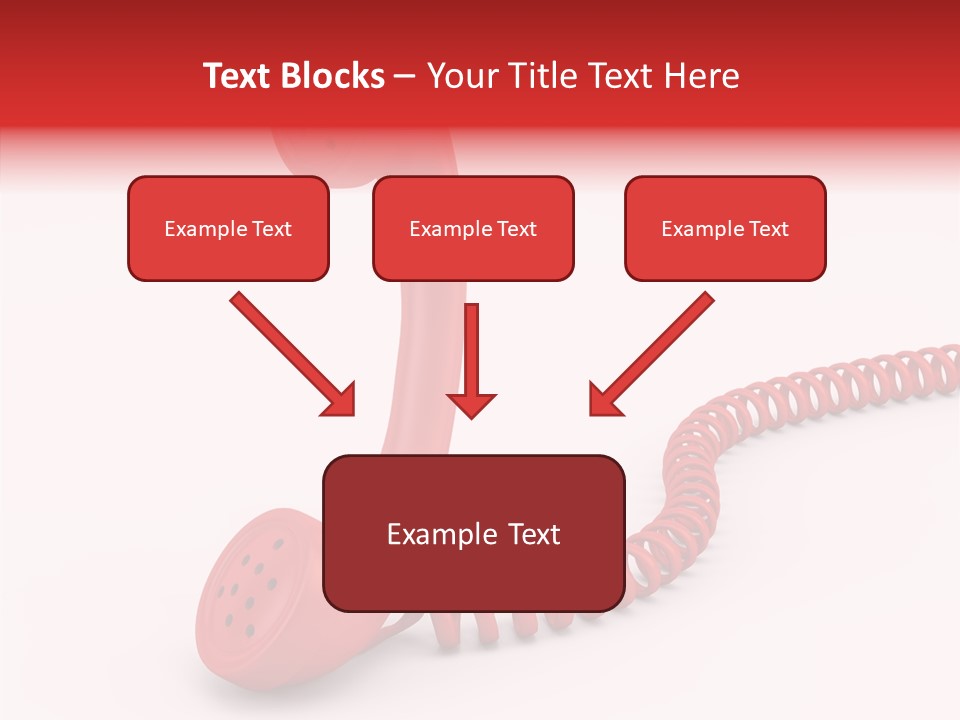 Line Business Spiral PowerPoint Template